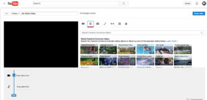 YouTube editor creation